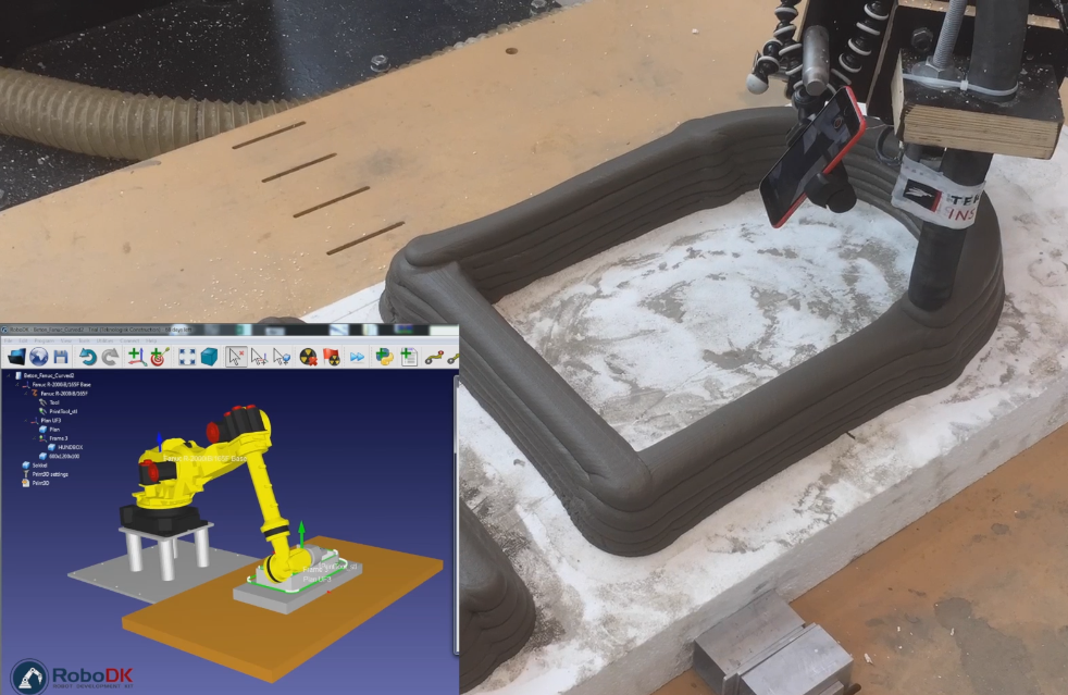 用工业机器人进行3D打印